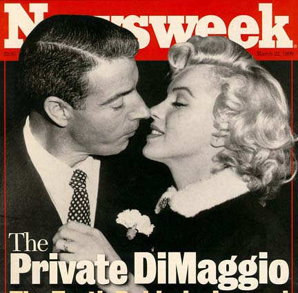 Joe DiMaggio and Marilyn Monroe 