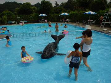 くじらの噴水